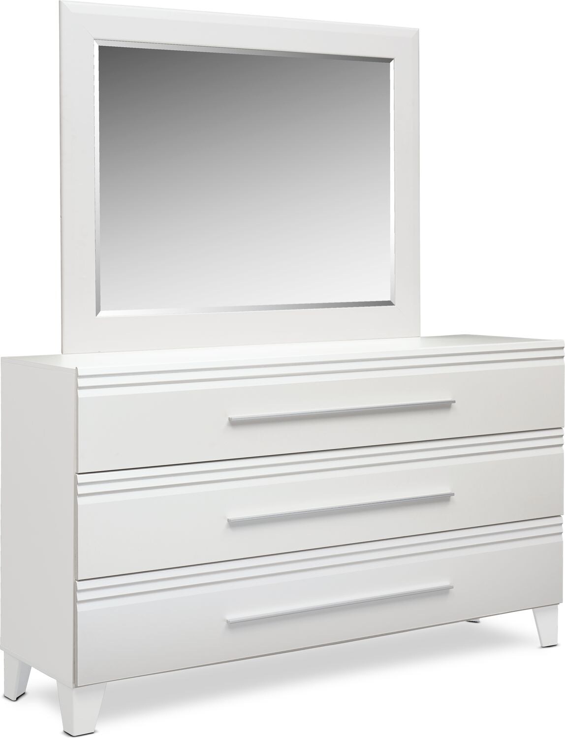 small dresser with mirror
